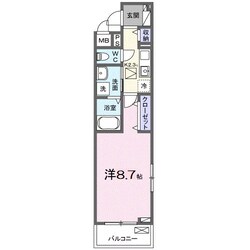 カンパニュールの物件間取画像